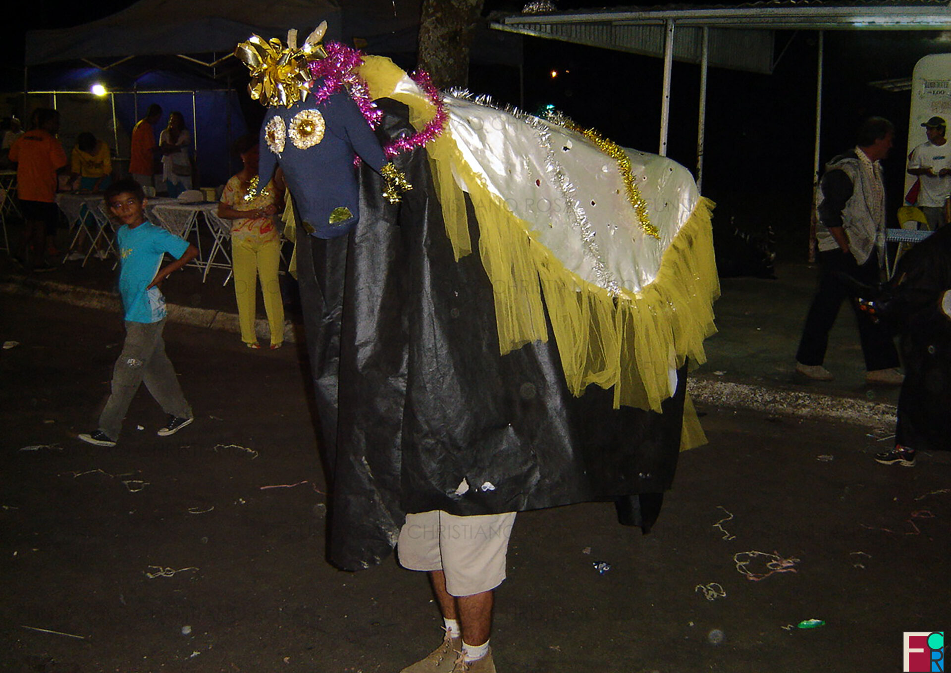 Boi de Carnaval na Praça Duque de Caxias, em Piquete, SP.