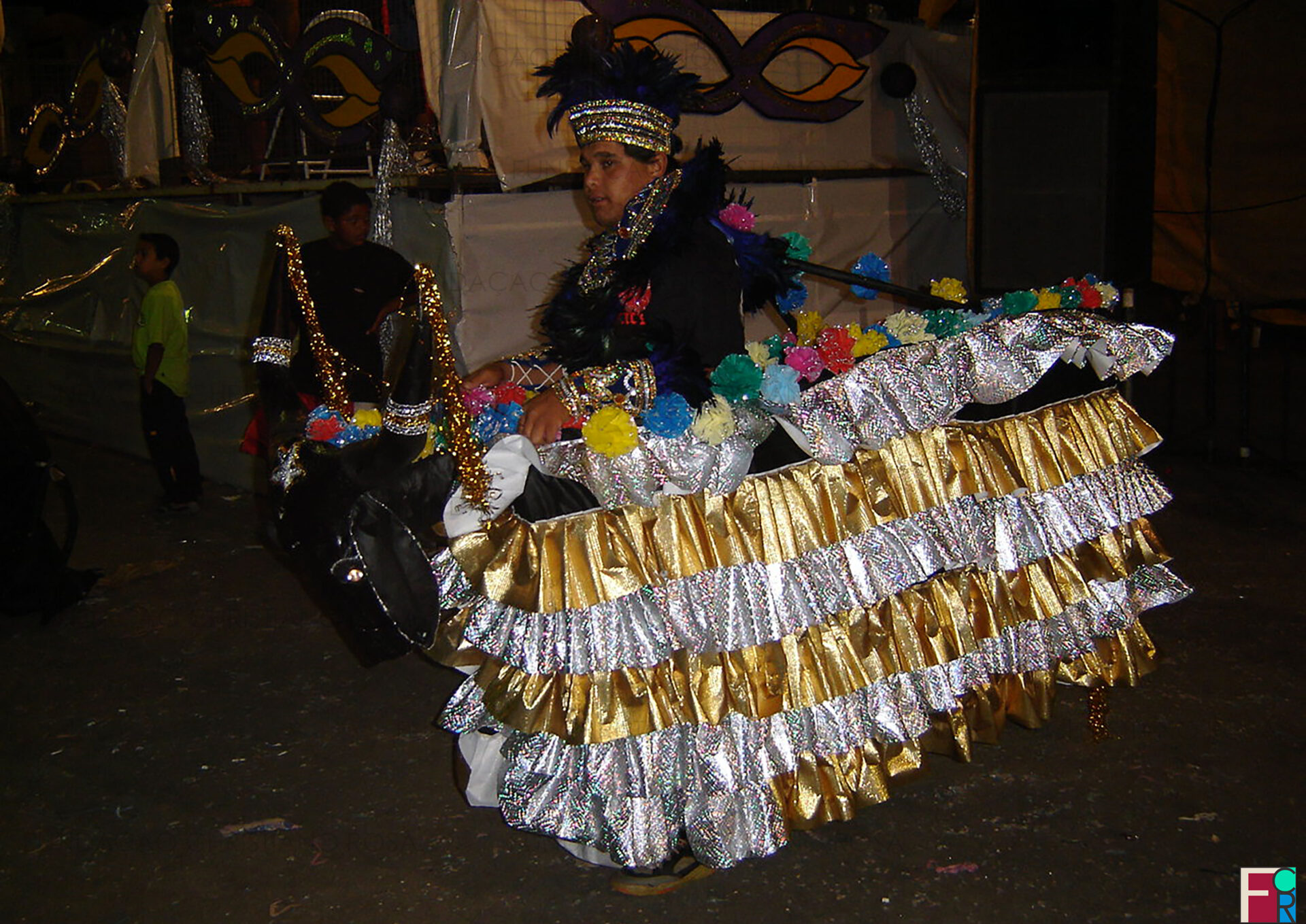 Boi de Carnaval na Praça Duque de Caxias, em Piquete, SP.