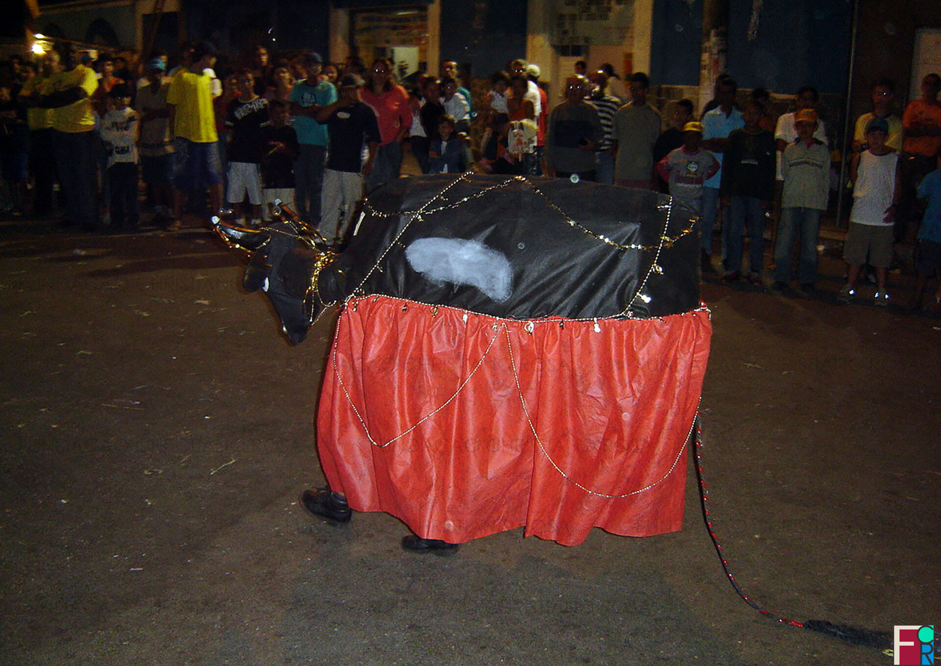 Boi de Carnaval na Praça Duque de Caxias, em Piquete, SP.