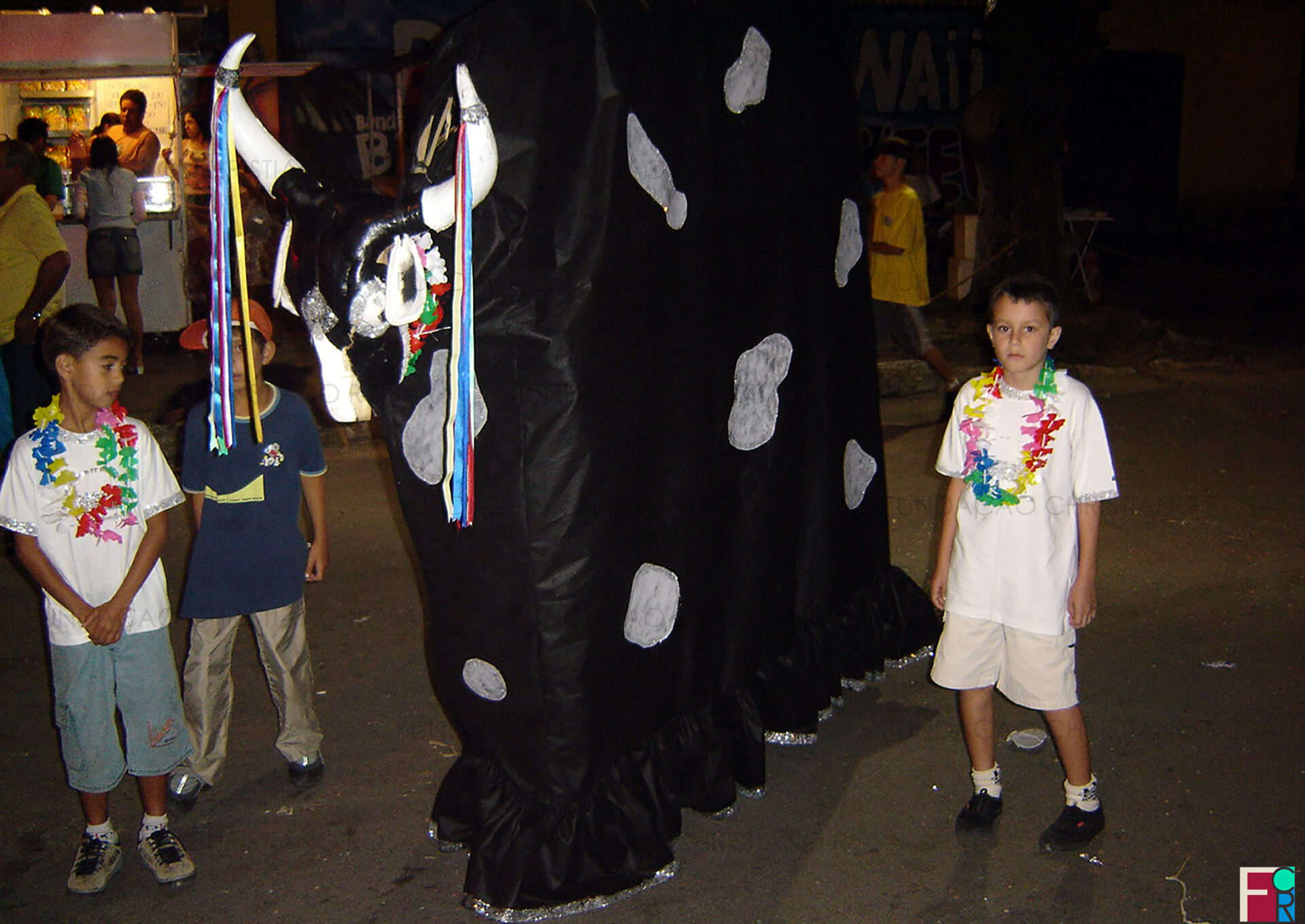 Boi de Carnaval na Praça Duque de Caxias, em Piquete, SP.