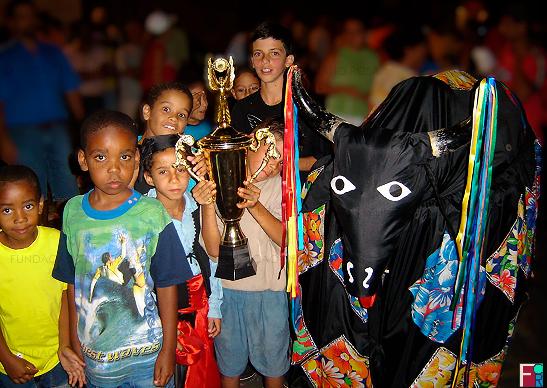 Boi de Carnaval vencedor do Concurso de Bois.