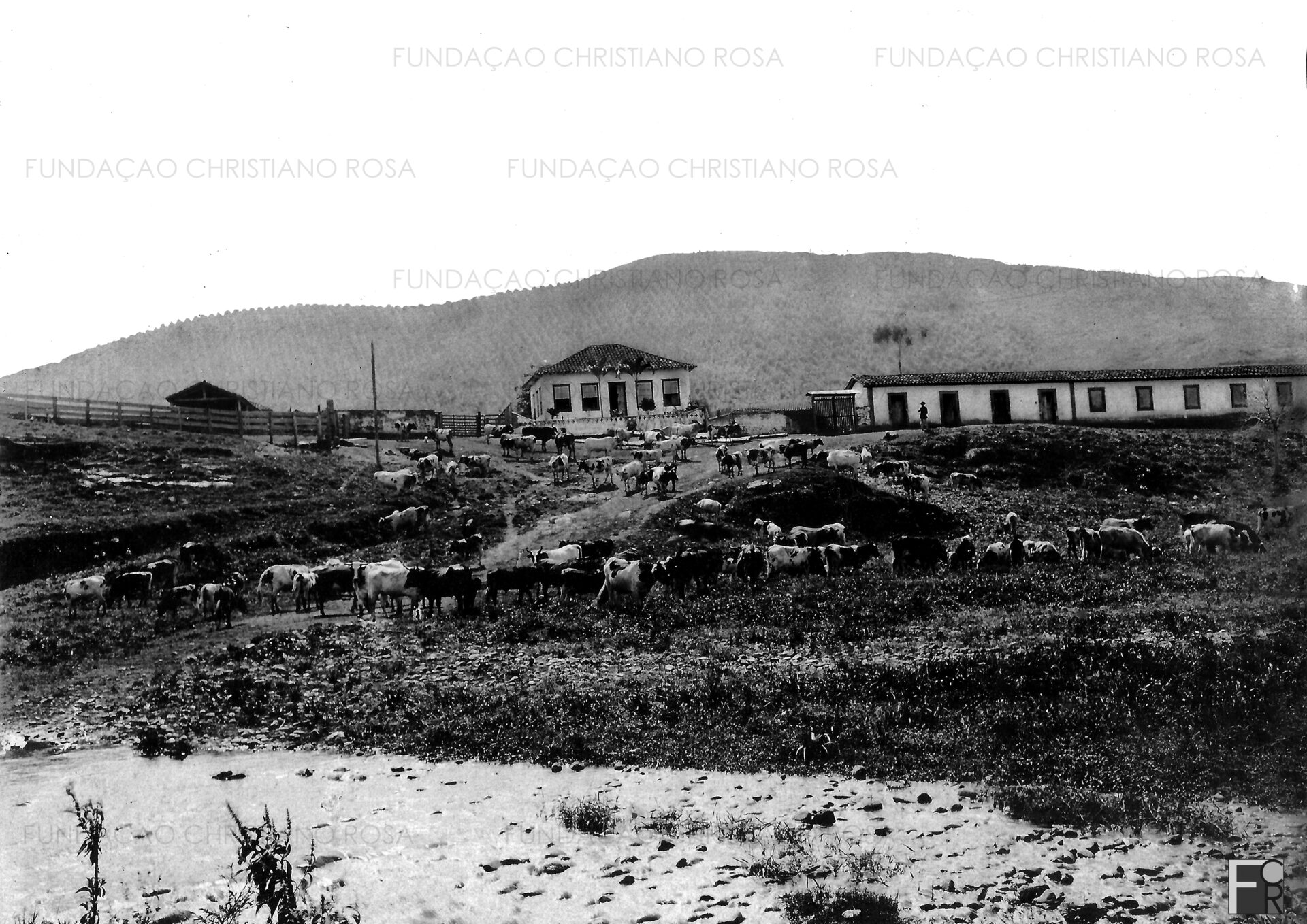 Vita da frente da fazenda Barra Alegre, situada no Bairro dos Godoy.