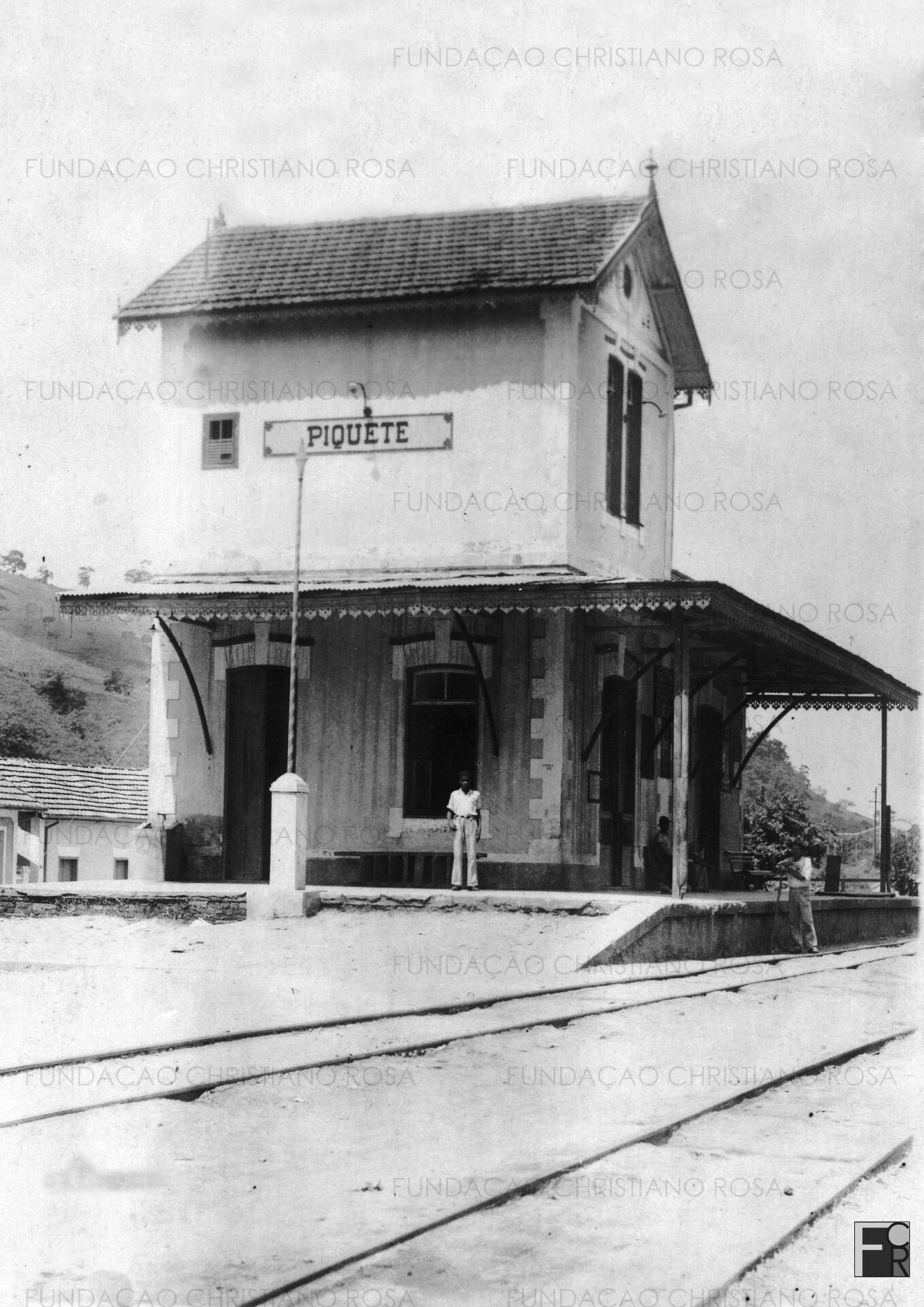 Estação Ferroviária Rodrigues Alves, inaugurada pelo Ministro da Guerra, Marechal Argollo, em 15 de setembro de 1906.