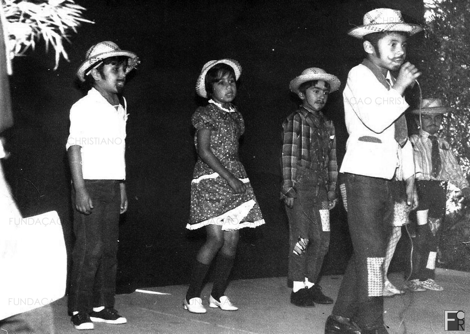 Festa Junina na década de 1970.