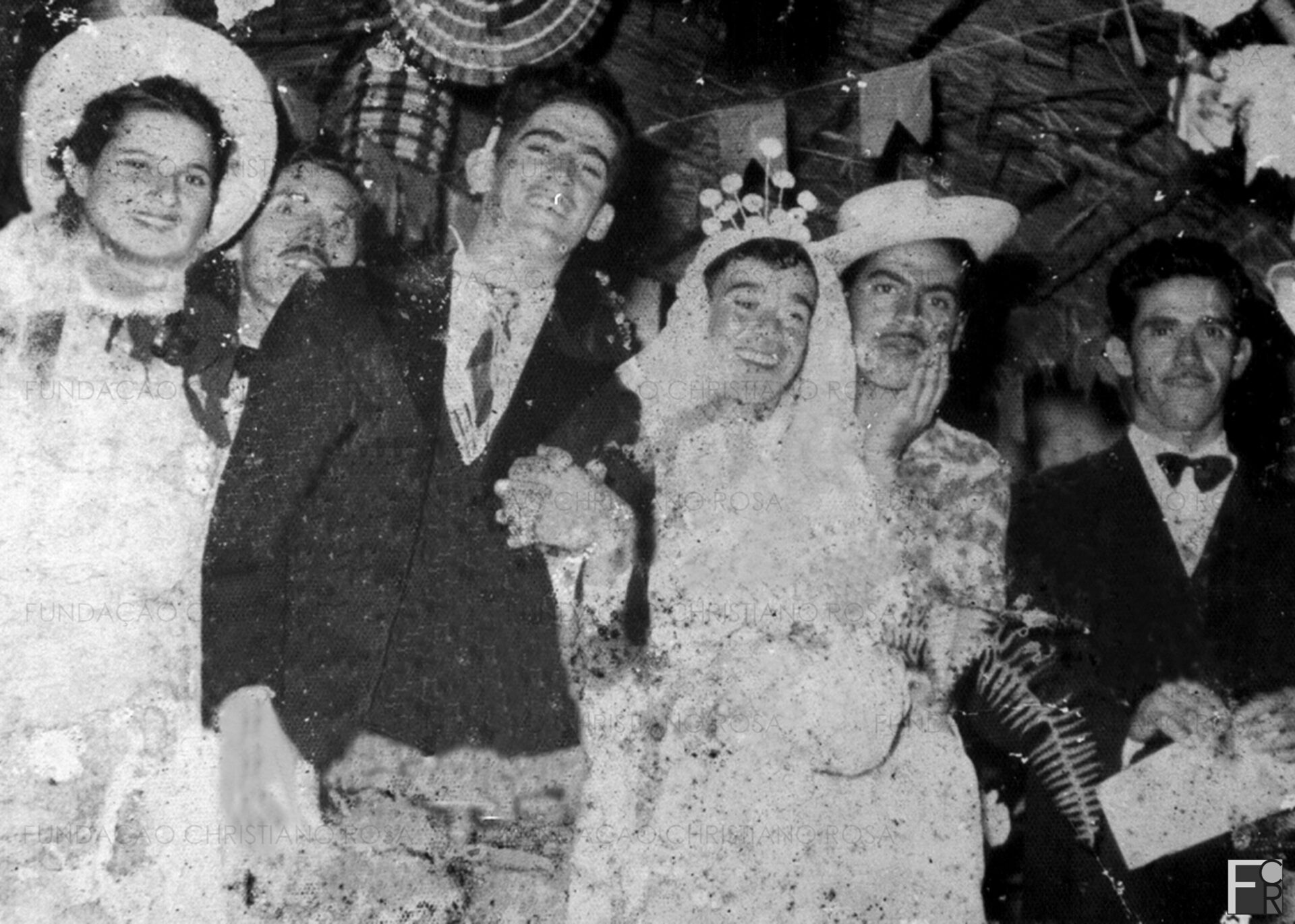 Casamento caipira, em Piquete, SP. em Junho de 1961.