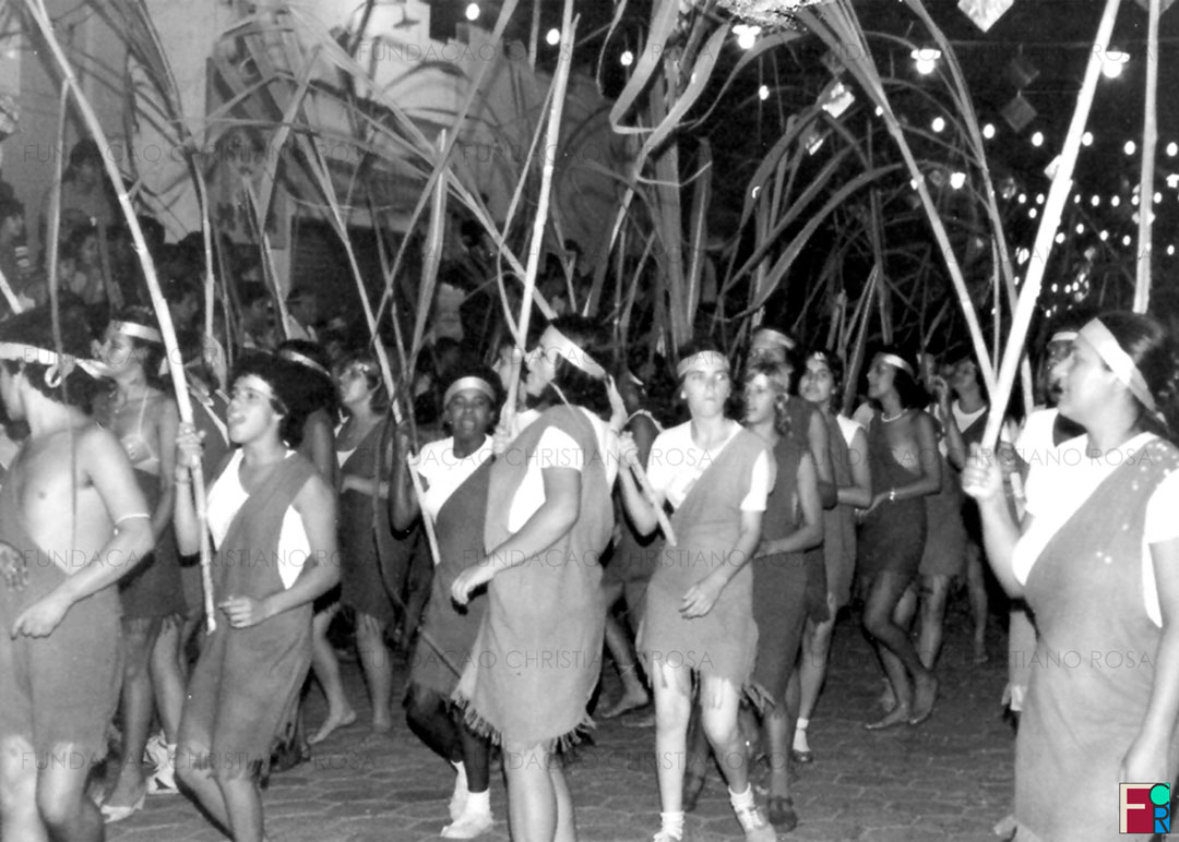 Bloco Equipingão. Carnaval da década de 1980 em Piquete, SP.