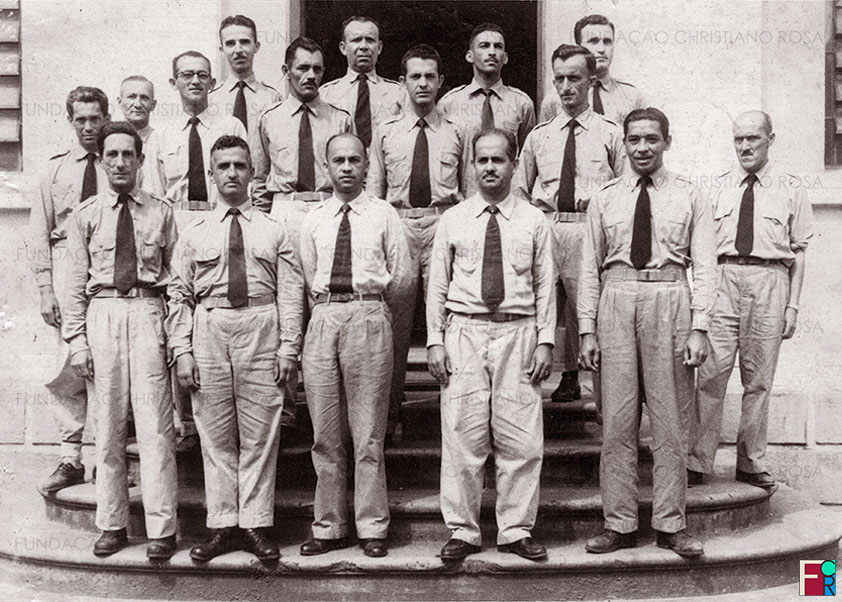 Operários da Administração da FPV em foto de 1959.