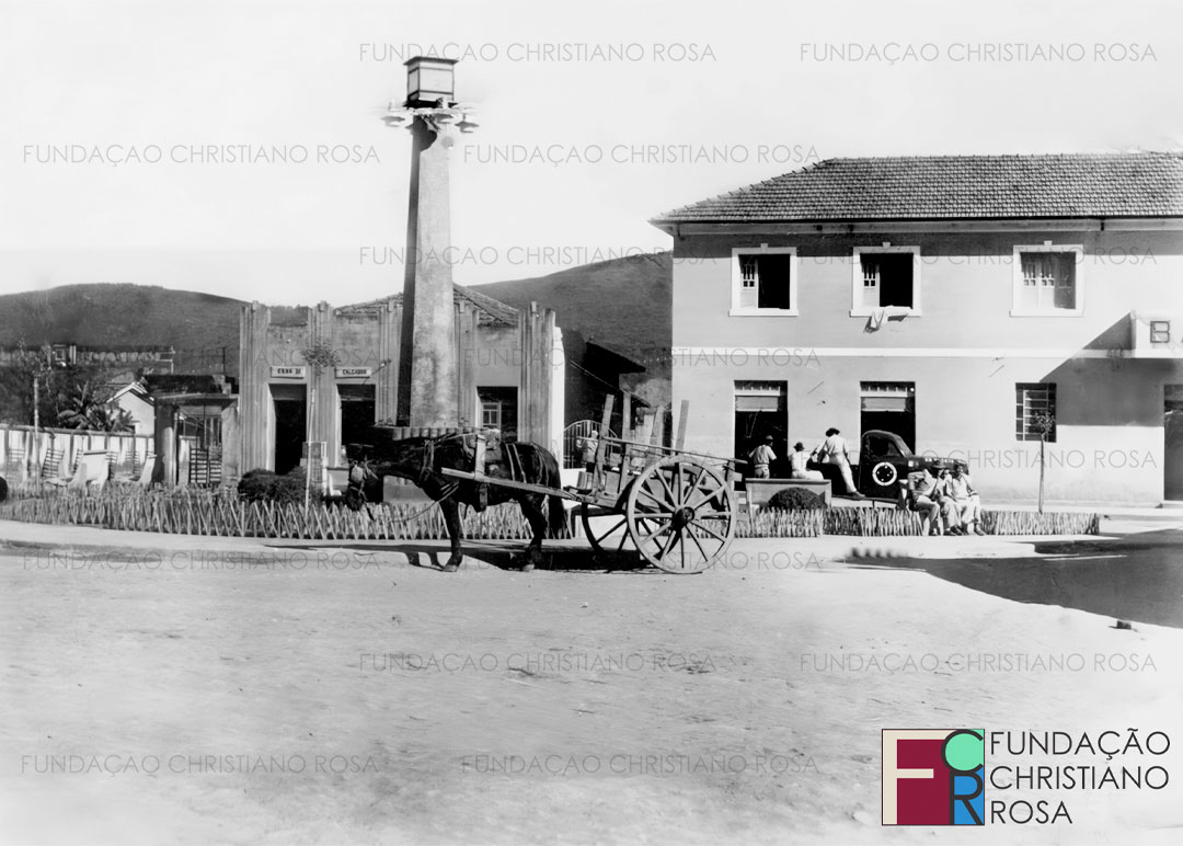 Praça da Bandeira, em foto da segunda metade da década de 1940.