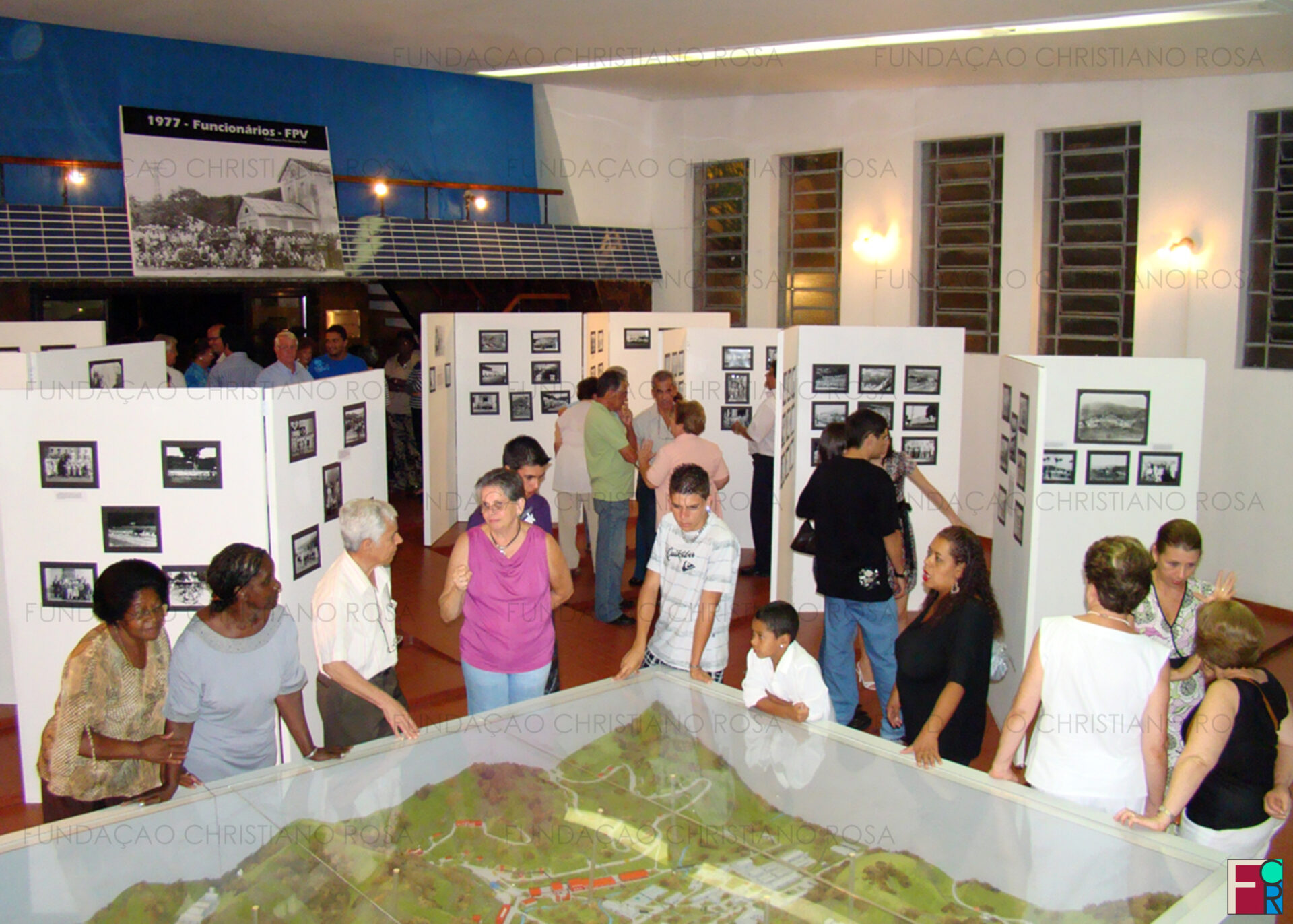 Exposição organizada pela Fundação Christiano Rosa em comemoração ao Centenário da FPV, em Piquete, SP, em março de 2009.
