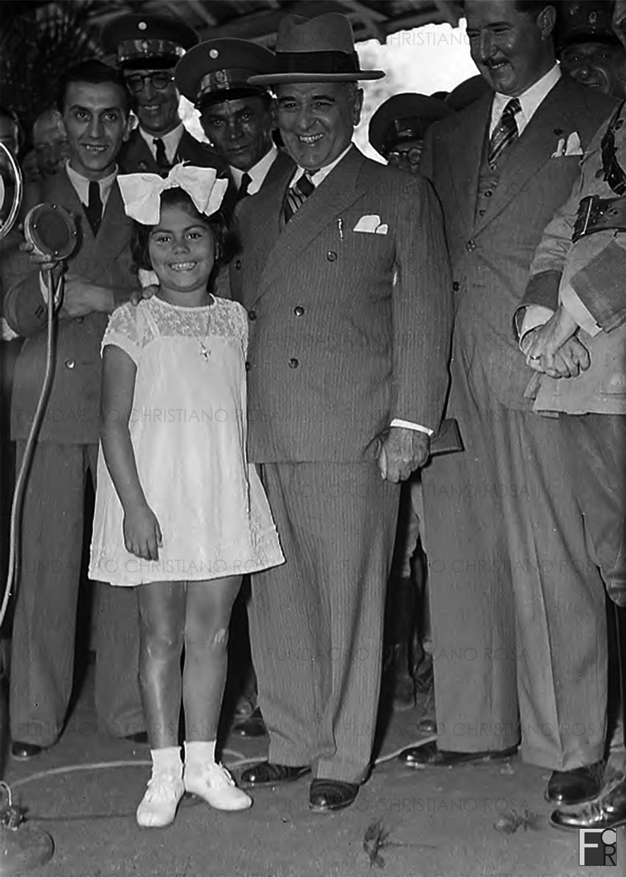 Getúlio Vargas, então Presidente da República, em visita a Piquete em 1939