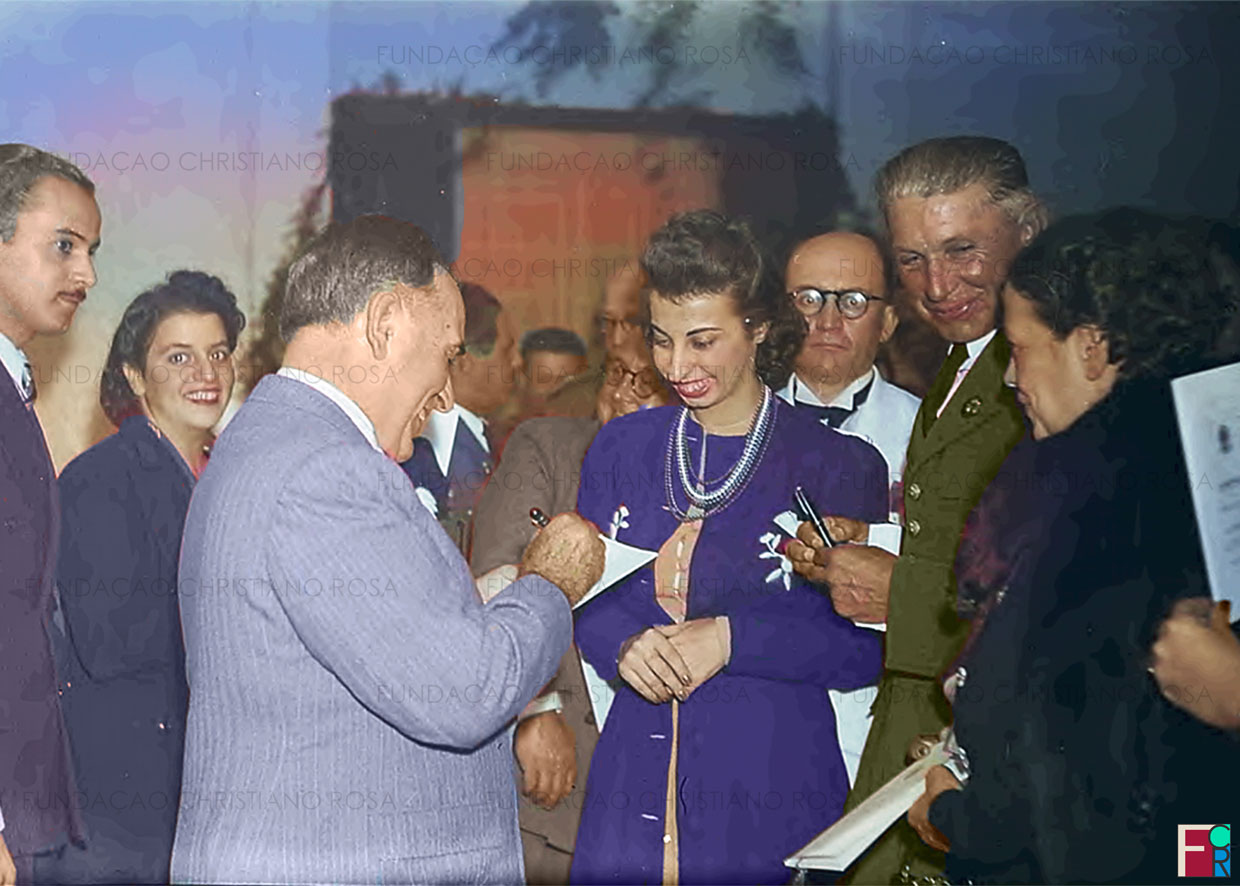 Getúlio Vargas, então Presidente da República, em visita a Piquete em 1939