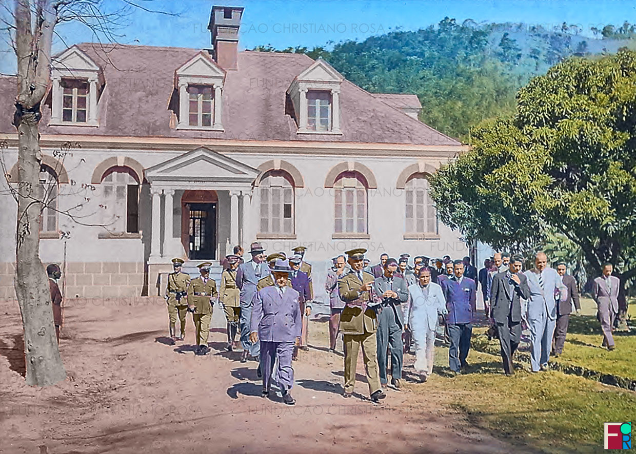 Getúlio Vargas, então Presidente da República, em visita a Piquete em 1939