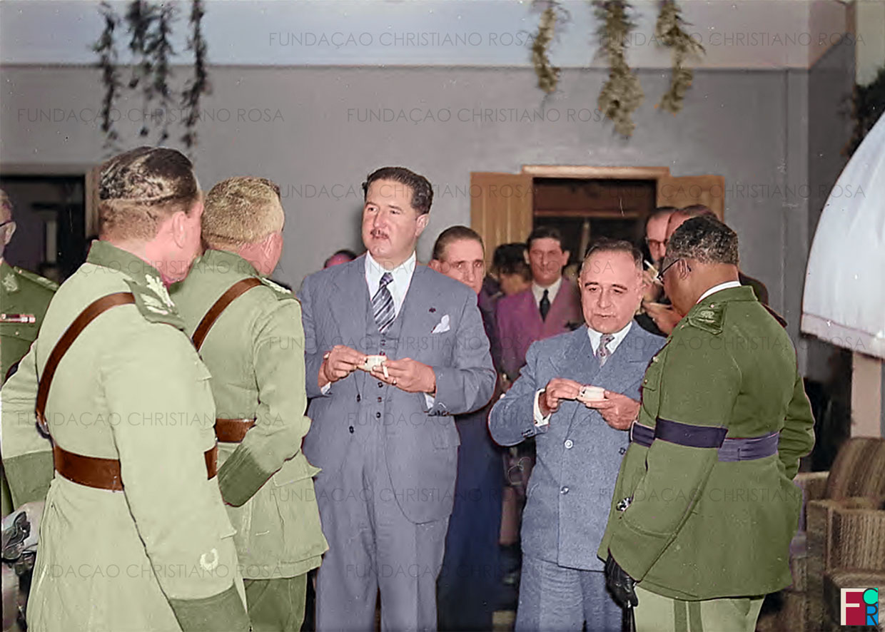 Getúlio Vargas, então Presidente da República, em visita a Piquete em 1939