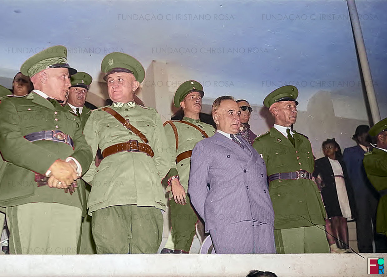 Getúlio Vargas, então Presidente da República, em visita a Piquete em 1939