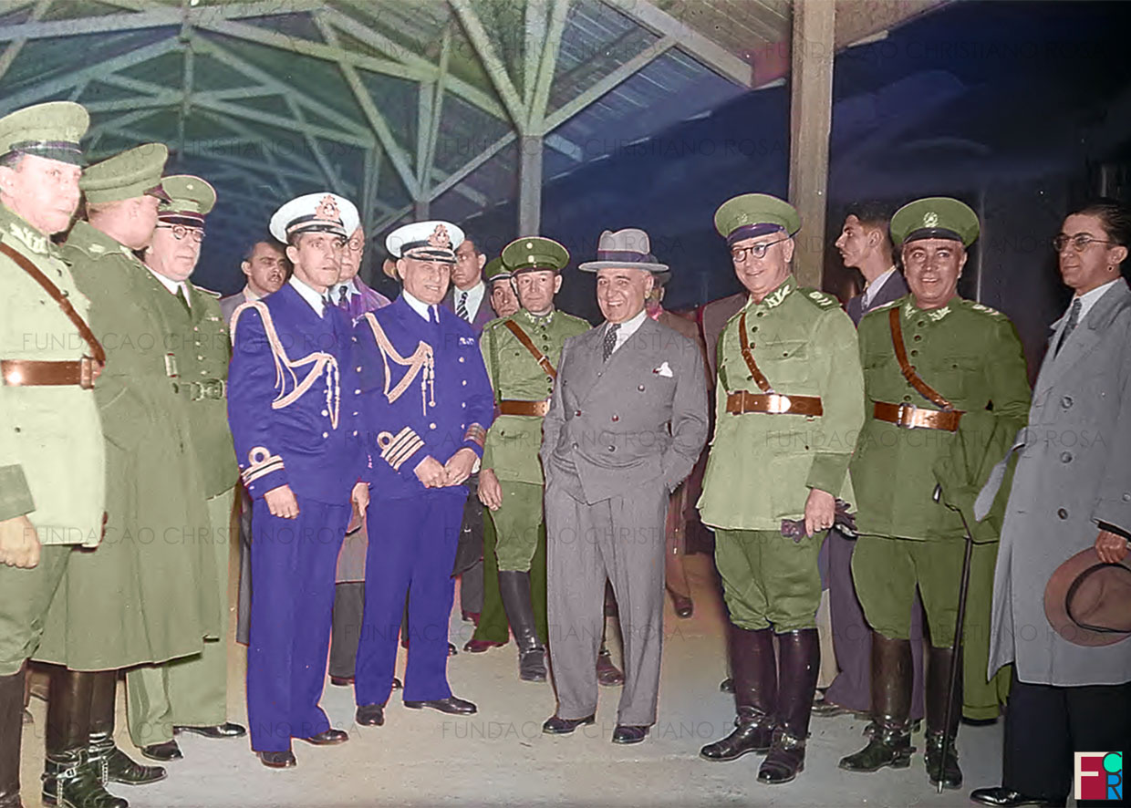 Getúlio Vargas, então Presidente da República, em visita a Piquete em 1939