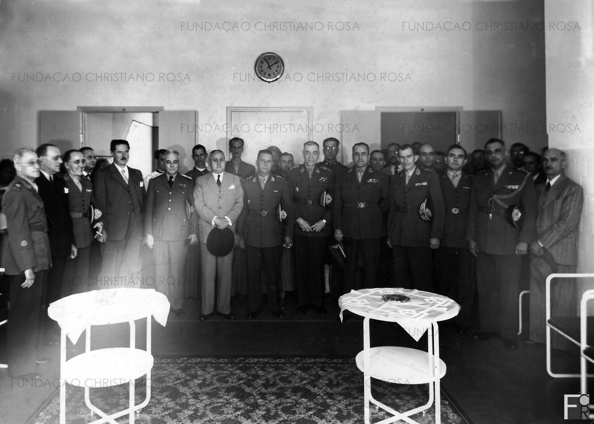A inauguração do Hospital da FPV, em 28 de agosto de 1948, contou com a presença de diversas autoridades, destacando-se o presidente da República, Eurico Gaspar Dutra, o governador do Estado, Adhemar de Barros, o prefeito de Piquete, Luiz Vieira Soares, o diretor da Fábrica, gen. Waldemar Brito de Aquino, o bispo diocesano, Dom Luiz Gonzaga Peluzo, além de altas patentes do Exército.