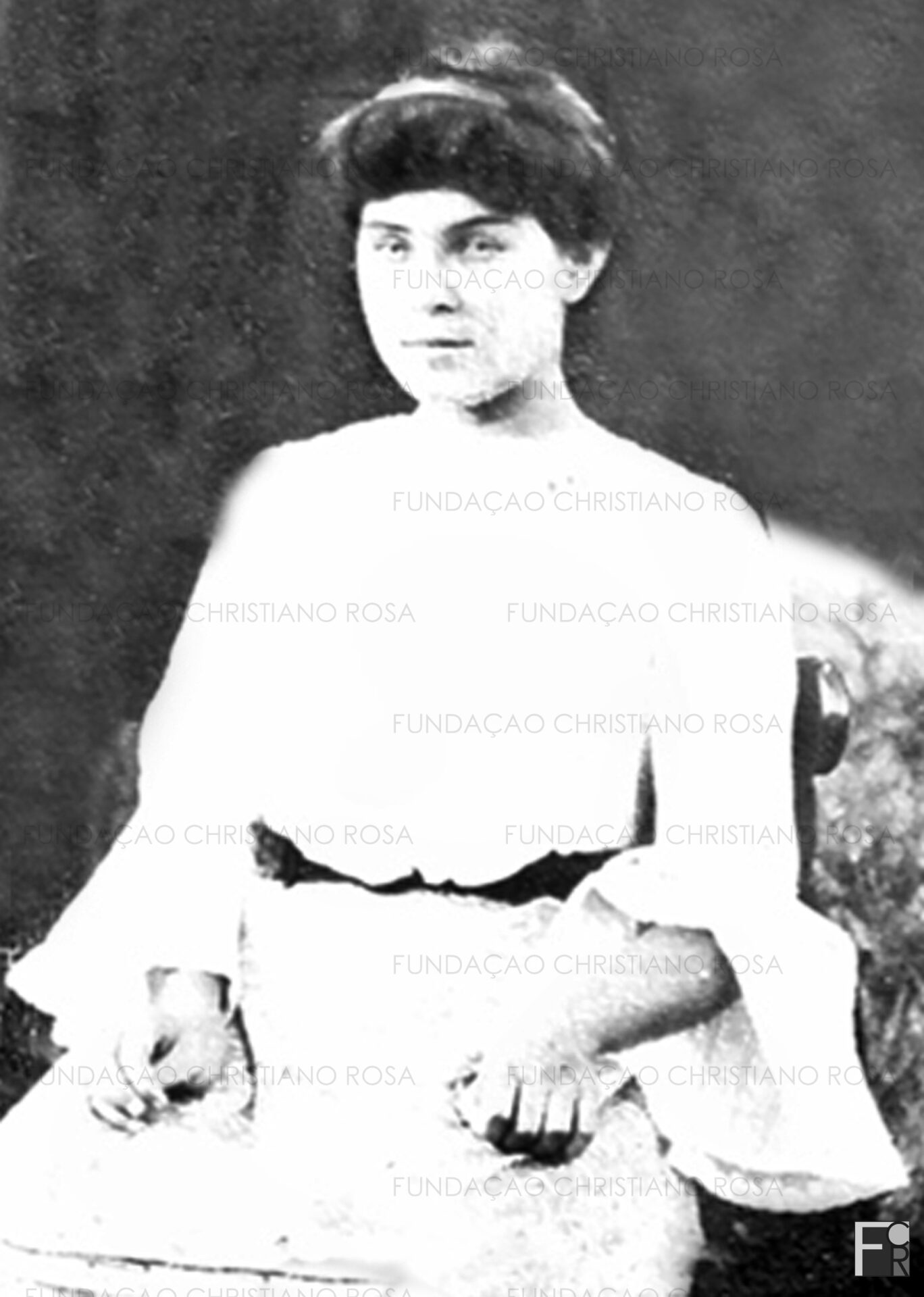 Odilla Bittencourt em fotografia tirada em 1905, em Piquete, SP.