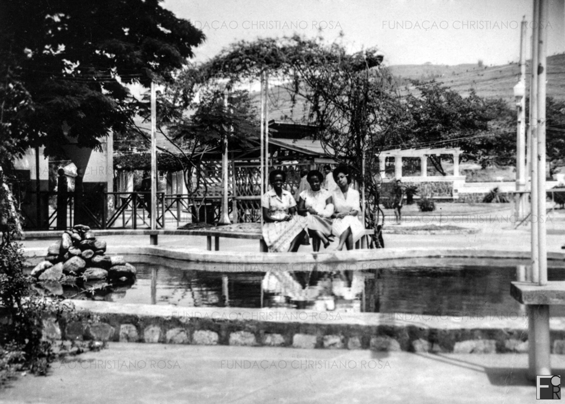 Piquetenses na Praça Duque de Caxias.