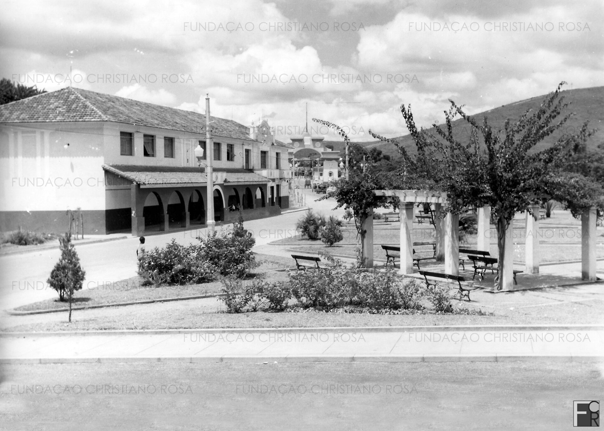 Vista da Praça Duque de Caxias, carinhosamente conhecida como "Pracinha".