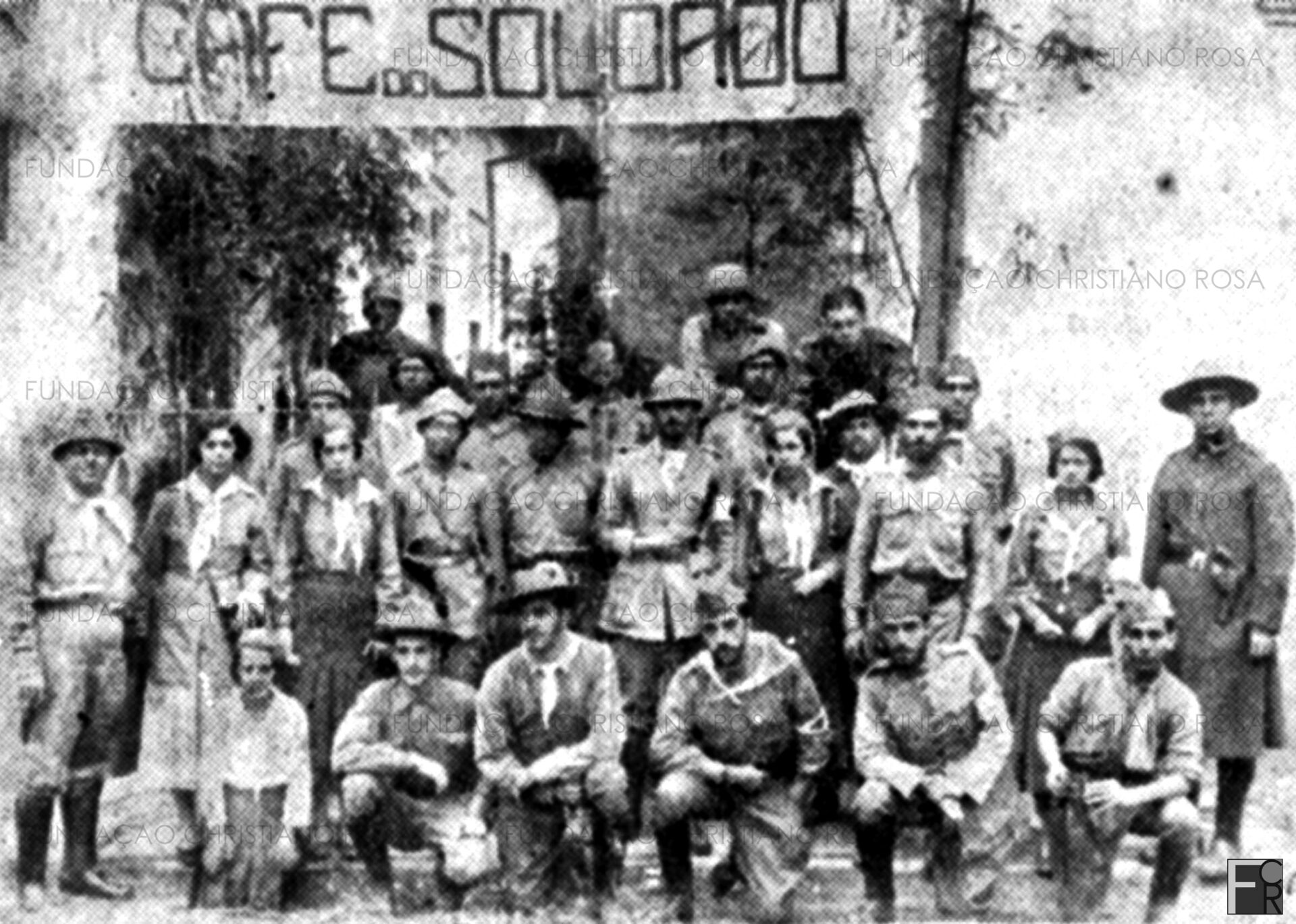 O Café do Soldado, instalado em um hotel localizado à rua Major Carlos Ribeiro, em Piquete, SP.