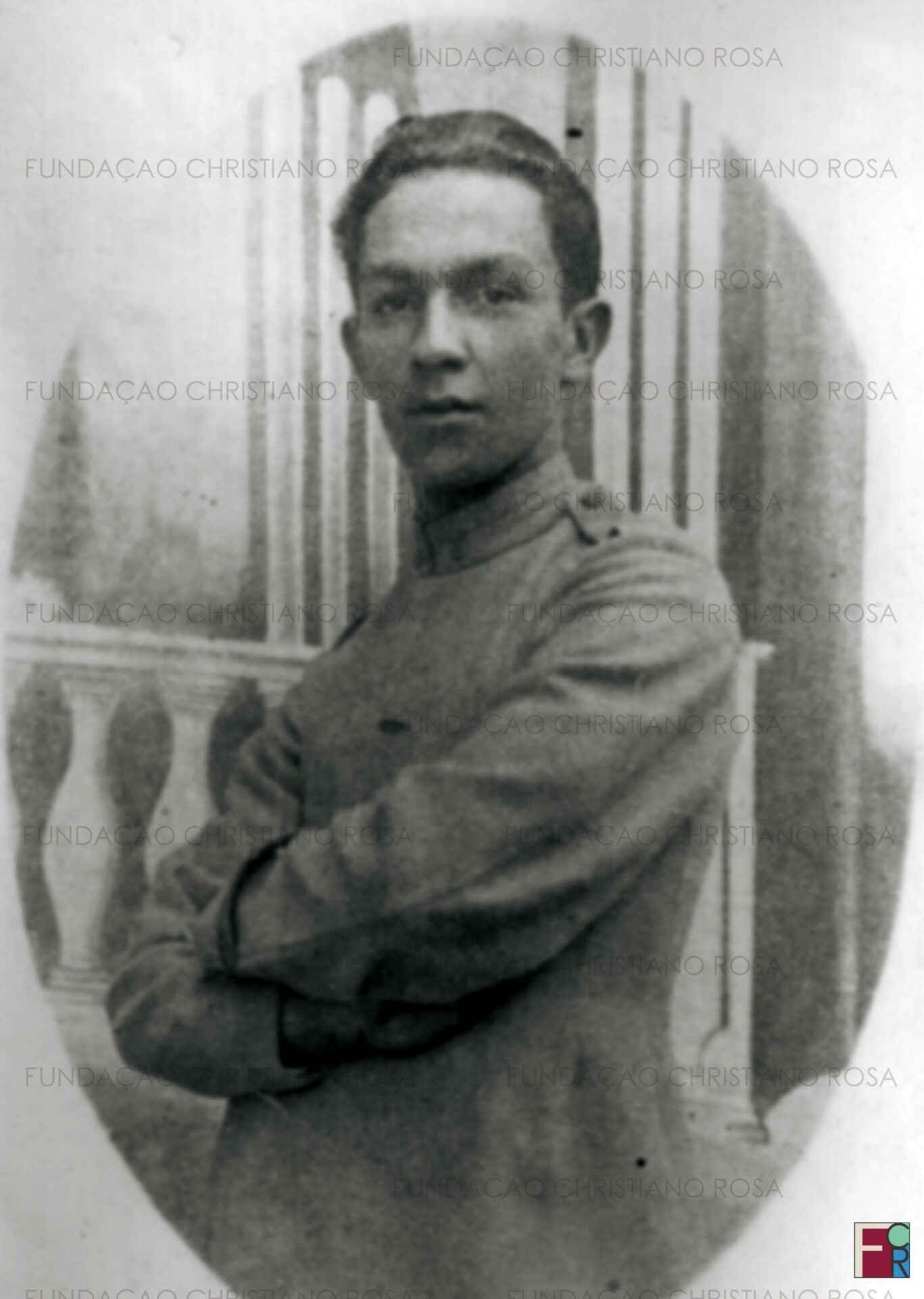 José Marques da Silva, cabo 213 – 1ª Cia. do 5º Regimento de Infantaria de Lorena. Foto de 14 de agosto de 1932. Foto doada por sua filha, Abigayl Lea, para a FCR.