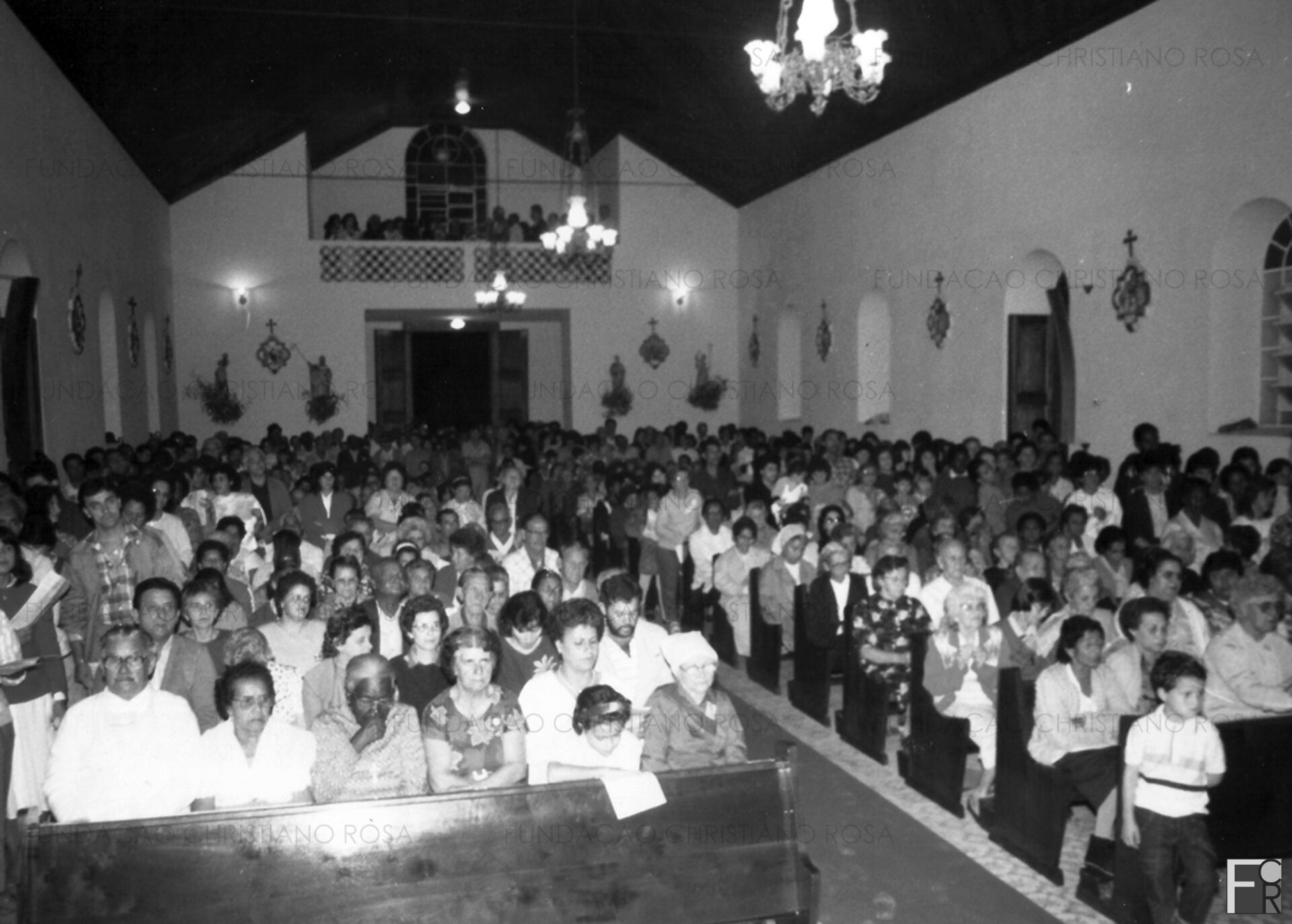 Missa na “Antiga Matriz”, por ocasião do centenário da Paróquia, em 1988.