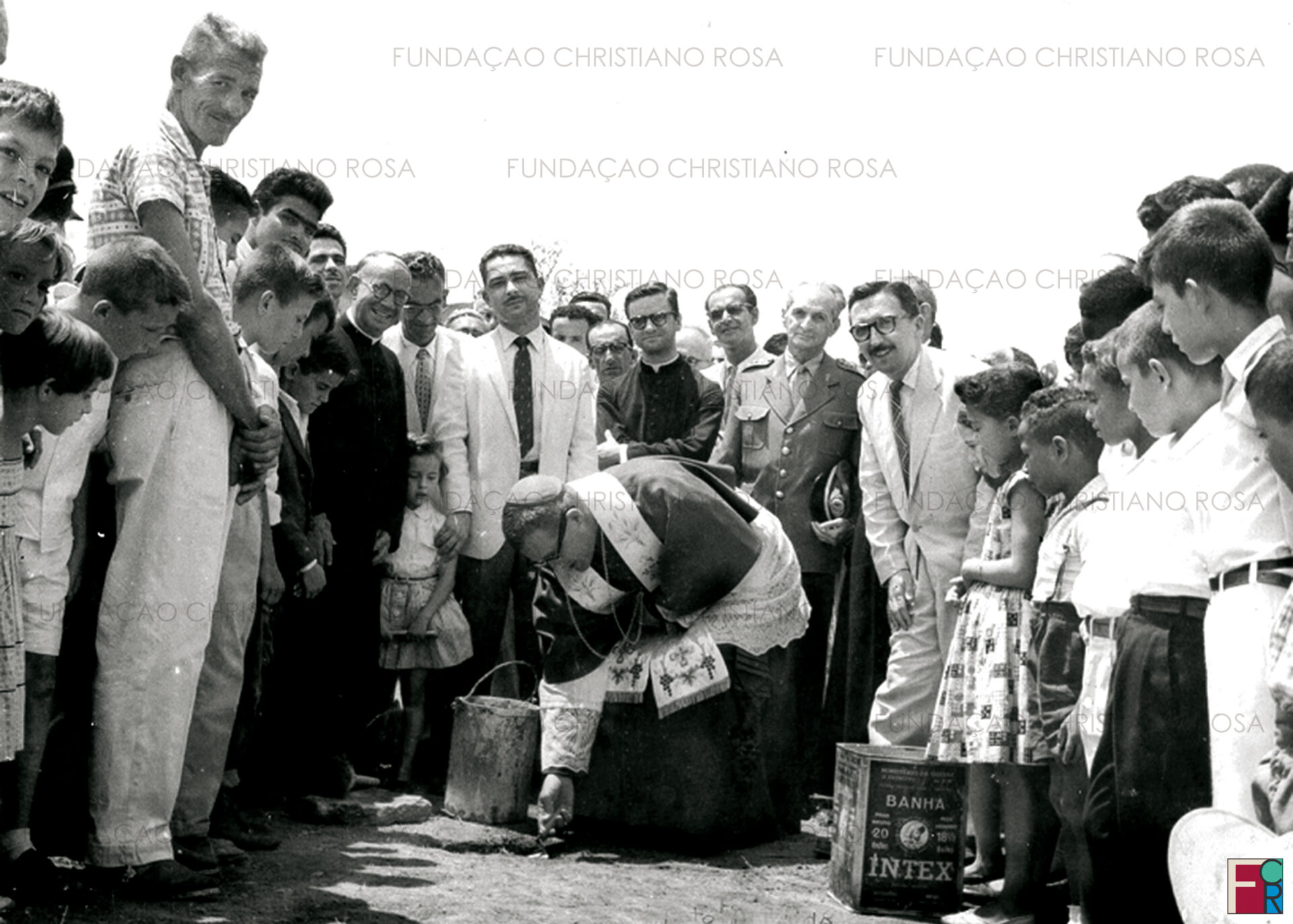 Lançamento da Pedra Fundamental da Nova Matriz de São Miguel.