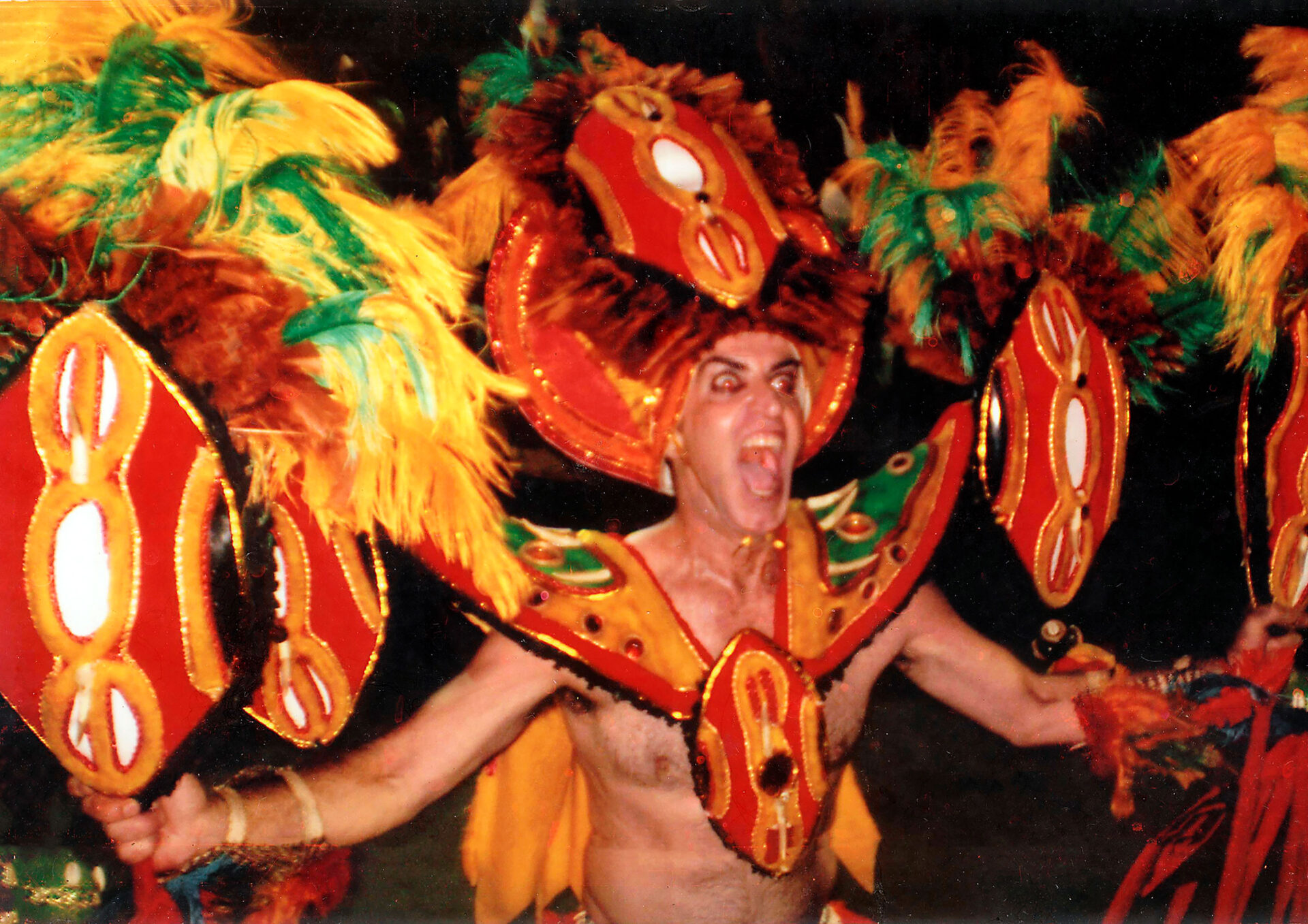 Célio Alves, o "Liu", destaque de diversos blocos em Carnavais piquetenses.